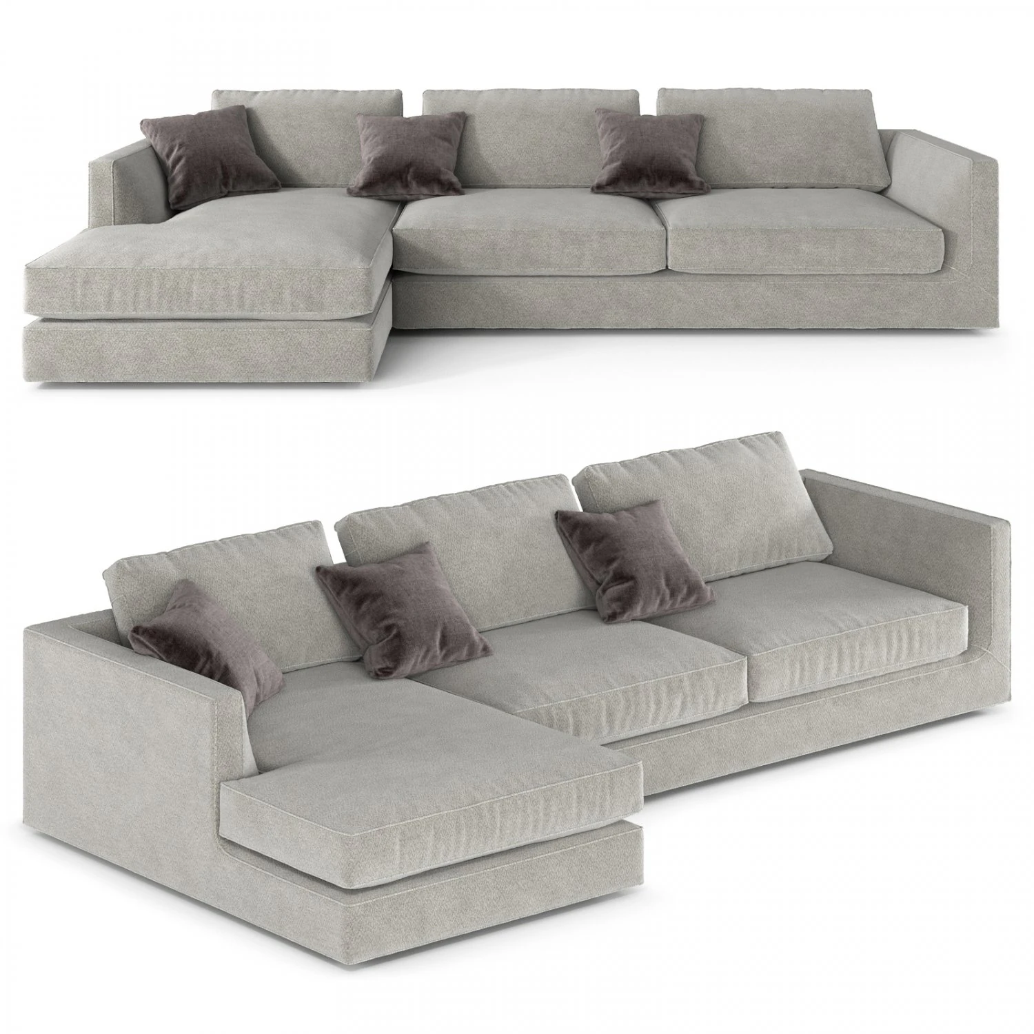 Phoenix Italian Sofa by MisuraEmme 3D Model .c4d .max .obj .3ds .fbx .stl .blend 