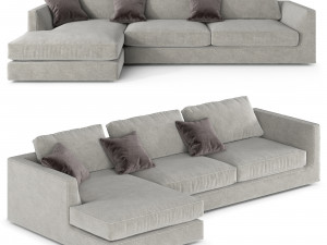 Phoenix Italian Sofa by MisuraEmme 3D Model