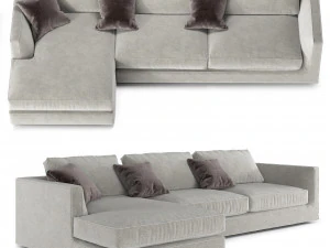 Phoenix Italian Sofa by MisuraEmme 3D Model