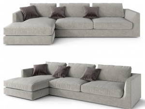 Phoenix Italian Sofa by MisuraEmme 3D Model