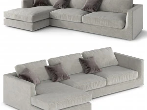 Phoenix Italian Sofa by MisuraEmme 3D Model