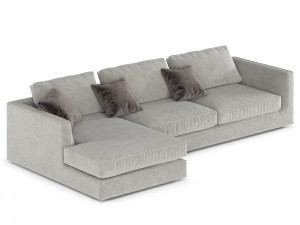 Phoenix Italian Sofa by MisuraEmme 3D Model