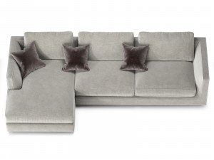 Phoenix Italian Sofa by MisuraEmme 3D Model