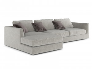 Phoenix Italian Sofa by MisuraEmme 3D Model