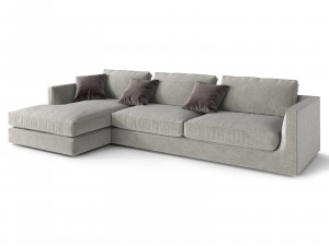 Phoenix Italian Sofa by MisuraEmme 3D Model