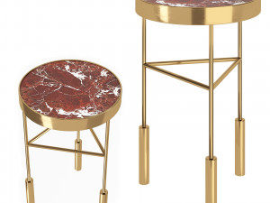 Small coffee table MIsura Emme Sirius 3D Model