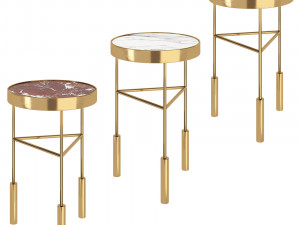 Small coffee table MIsura Emme Sirius 3D Model