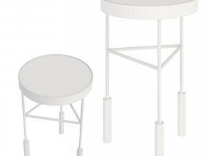 Small coffee table MIsura Emme Sirius 3D Model
