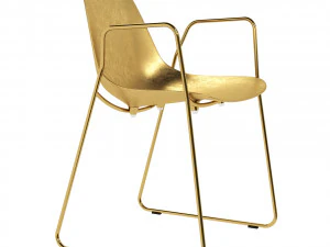 İtalyan sandalye G&ouml;r&uuml;ş&uuml; Ciatti Mammamia Gold 3D Model
