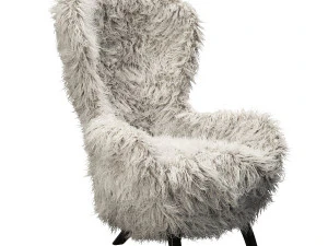 Kabarık İtalyan &ccedil;ağdaş sandalye Guelfo Fur by Opinion Ciatti 3D Model