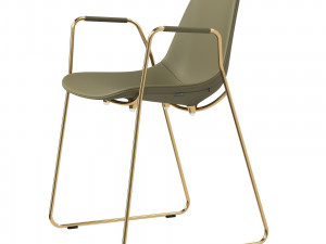 Italian chair Opinion Ciatti Mammamia Sled 3D 모델