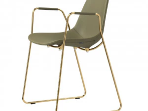 İtalyan sandalye G&ouml;r&uuml;ş&uuml; Ciatti Mammamia Sled 3D Model