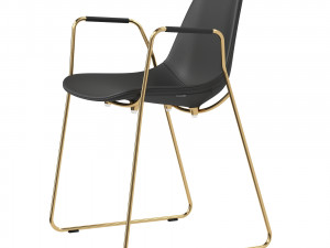Italian chair Opinion Ciatti Mammamia Sled Modelo 3D