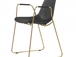 Italian chair Opinion Ciatti Mammamia Sled 3D Model