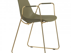 Italian chair Opinion Ciatti Mammamia Sled Modelo 3D