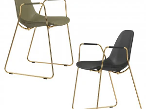 Italian chair Opinion Ciatti Mammamia Sled 3D Model