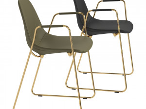 Italian chair Opinion Ciatti Mammamia Sled Modelo 3D