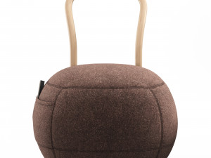 Stylish Italian pouffe Yum Yum from Opinion Ciatti in a modern style 3D Model
