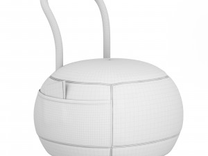 Stylish Italian pouffe Yum Yum from Opinion Ciatti in a modern style 3D Model