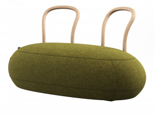 Stylish Italian double pouffe Yum Yum by Opinion Ciatti 3D मॉडल
