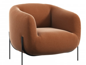 Stylish Italian chair Geo by Saba Italia in a modern style 3Dモデル