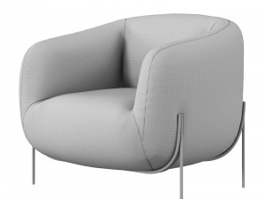 Stylish Italian chair Geo by Saba Italia in a modern style 3Dモデル