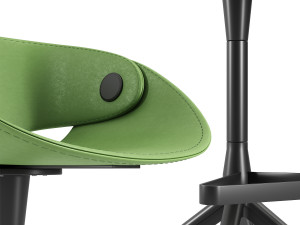 Tonon Flt Flat semi-bar stool 66 cm 3D 모델