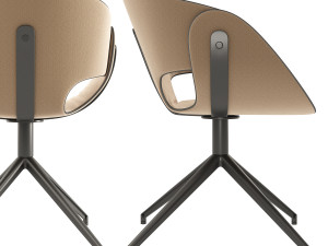Tonon Flt Flat swivel chair 3D Model