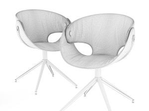 Tonon Flt Flat swivel chair 3D Model