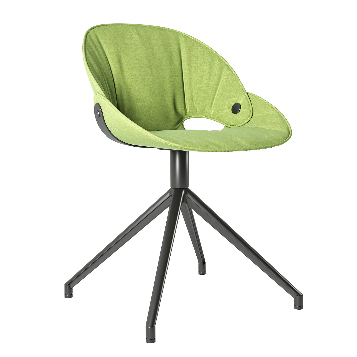 Tonon Flt Flat Green swivel chair 3D Model .c4d .max .obj .3ds .fbx .stl .blend 