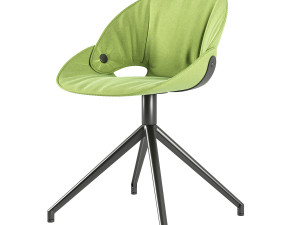 Tonon Flt Flat Green swivel chair Modello 3D