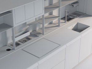 Italian cuisine Valcucine Artematica New Logica 3D Модель