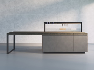Italian kitchen island Valcucine Genius Loci 3D Model