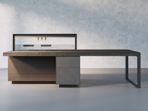 Italian kitchen island Valcucine Genius Loci 3D Model