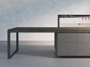 Italian kitchen island Valcucine Genius Loci 3D Model