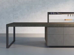 Isla de cocina italiana Valcucine Genius Loci Modelo 3D