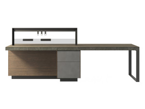 Italian kitchen island Valcucine Genius Loci 3D Model