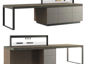 Isla de cocina italiana Valcucine Genius Loci Modelo 3D