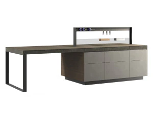 Isla de cocina italiana Valcucine Genius Loci Modelo 3D