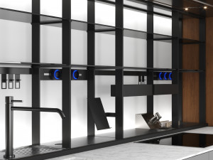 Italian cuisine Valcucine Logica Celata 3D Model