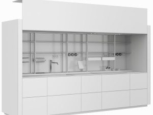 Italian cuisine Valcucine Logica Celata 3D Model