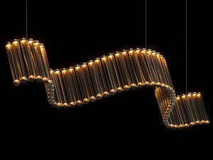 Italian lamp Coppibartali by Viabizzuno 3D Model
