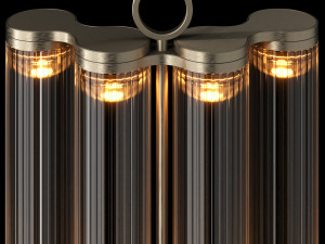 Italian table lamp Coppibartali by Viabizzuno Modelo 3D