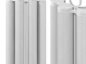 Włoska lampa stołowa Coppibartali marki Viabizzuno Model 3D