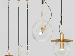 Suspension lamp Viabizzuno Sul Sole Va 3D Model