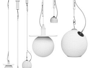 Suspension lamp Viabizzuno Sul Sole Va Modèle 3D