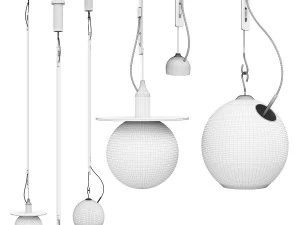 Suspension lamp Viabizzuno Sul Sole Va 3D Model