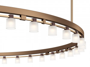 Italian chandelier Royal Chandelier by Viabizzuno 3D 모델