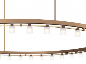 Italian chandelier Royal Chandelier by Viabizzuno 3D 모델