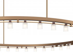 Italian chandelier Royal Chandelier by Viabizzuno 3D Model